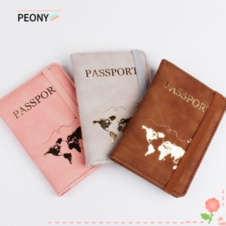 Peonypavilion เคสกระเป๋าสตางค์ สําหรับใส่หนังสือเดินทาง บัตรประจําตัวประชาชน