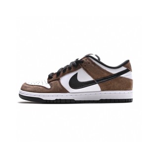 Dunk Low SB Pro "Trail End" Mocha White Rice รองเท้าผ้าใบลําลอง สําหรับผู้ชาย 36 k