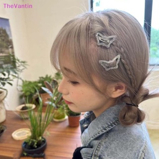 Thevantin กิ๊บติดผมแฟชั่น ประดับเลื่อม ผีเสื้อน่ารัก เครื่องประดับ สําหรับผู้หญิง 4 ชิ้น