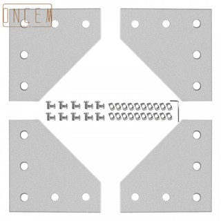 【ONCEMOREAGAIN】Reliable Connection Set of 4 Aluminum L shaped Corner Brackets for 2020 Profiles