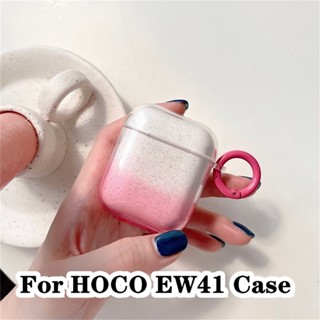 【Yoshida】สําหรับ Hoco. Ew41 เคสใส แบบนิ่ม ไล่โทนสีเหลือง สําหรับ HOCO EW41