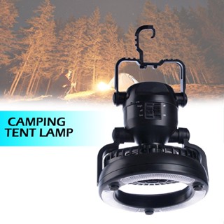 2 IN 1 Outdoor Portable Tent LED Light Lamp With Fan Camping Hiking Equipment