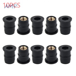 ⚡BABYCITY-TH⚡Nuts For bodywork ATV applications 10PCS set Motorcycle Rubber Damper Panel⚡NEW 7