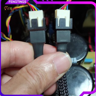 [Ft] สายเคเบิลต่อขยายพัดลม PWM 4Pin ไนล่อน 1 เป็น 2 ทาง สําหรับเคสพัดลม