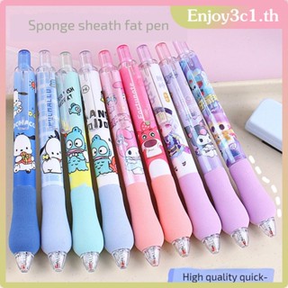 ปากกากดเป็นกลางมูลค่าสูง Kulomi Pacha Dog Egg Black Pen Yuanshen Strawberry Bear Quick-drying Pen LIFE09