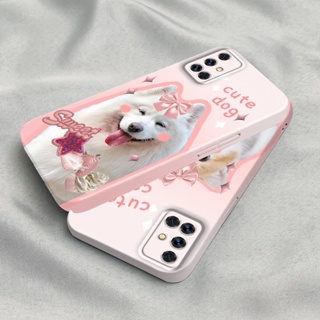 เคสโทรศัพท์มือถือ PC แข็ง ปิดด้านหลัง ลายแมวน่ารัก แวววาว สําหรับ Samsung Galaxy A51 M40S A52 A53 A13 A04S A12 A12s A11 A04 A02 A02S A03