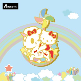 (($ยอดนิยม $) Tokidoki tokidoki LUCKY CLUB เข็มกลัดโลหะ รูปกล่องปริศนา เครื่องประดับอินเทรนด์ ของขวัญเด็กผู้หญิง