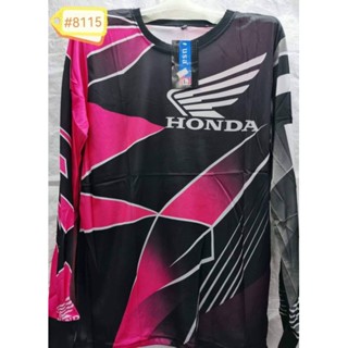 เสื้อกีฬาแขนยาว ลาย Honda rider jersey