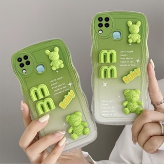 เคสโทรศัพท์มือถือ ลายตุ๊กตา 3D ไล่โทนสี สําหรับ infinix hot10s