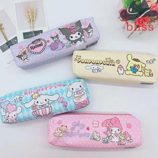 Bliss กระเป๋าดินสอ มีซิป ลาย Cinnamoroll สําหรับนักเรียนหญิง