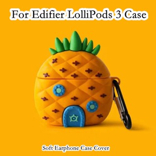 【จัดส่งด่วน】เคสหูฟัง แบบนิ่ม ลายการ์ตูน สําหรับ Edifier LolliPods 3 Edifier LolliPods 3