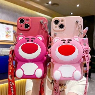 เคสโทรศัพท์มือถือ ลายการ์ตูนหมีน่ารัก พร้อมกระเป๋าสตางค์ สําหรับ VIVO X90 Pro X80 Pro X70 Pro X60 Pro X50 Pro Nex3 Nex3S