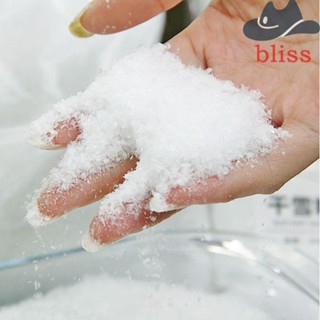 Bliss ผงหิมะพลาสติก 50 กรัม ต่อถุง DIY สําหรับตกแต่งบ้าน ปาร์ตี้คริสต์มาส