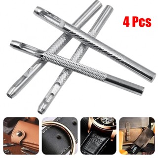 Belt Hole Punchers 4 Pcs Belt Hole Puncher Durable Galvanized Hot Sale