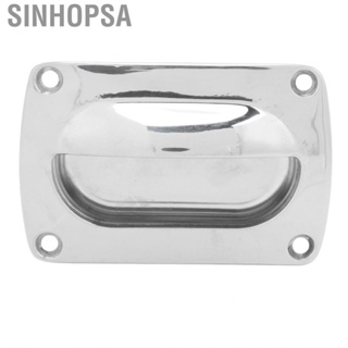 Sinhopsa Boat Hatch Pull Handle Mirror Polishing Comfortable Grasp Marine Grade Flexible Recessed  Rust Flush for Ships