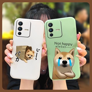 Cartoon protective case Phone Case For VIVO S12/V23 Liquid silicone shell Skin-friendly feel Skin feel silicone