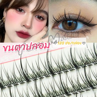 Yuki ขนตาปลอม ขนตาปลอมแต่งหน้ามืออาชีพ 120 ช่อ ช่อคนตาเทรนสาวเวียดนาม  Little devil false eyelashes