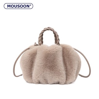 MOUSOON กระเป๋าสะพายสุภาพสตรี Messenger Bag Plush Cloud กระเป๋าถือน่ารักน่ารัก