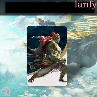 Lanfy ชิปการ์ดเกม Zeldas Amibo Breath of The Wild Gerudo-King Nfc แบบพกพา สําหรับเด็กผู้ชาย 3 ชิ้น