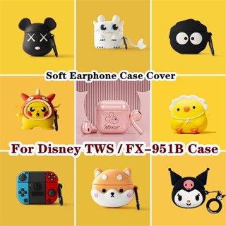 【imamura】เคสหูฟัง แบบนิ่ม ลายการ์ตูนดิสนีย์ TWS สําหรับ Disney FX-951B NO.1