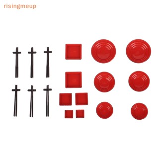 [risingmeup] จานชาม ช้อนส้อมจิ๋ว 1:12 อุปกรณ์เสริม สําหรับตกแต่งบ้านตุ๊กตา 1 ชุด