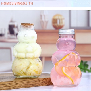 Onehome ขวดโหลแก้วใส่น้ําผึ้ง พีระมิด รูปหมี ปลาหมึก 300 มล. 10 ออนซ์ TH