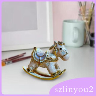 [szlinyou2] กล่องพลอยเทียม รูปม้า วัว สไตล์คลาสสิก สําหรับตกแต่งบ้าน