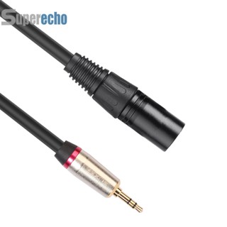 สายเคเบิลอะแดปเตอร์เสียงสเตอริโอ 3.5 มม. TRS ตัวผู้ เป็น XLR 3Pin ตัวผู้ 0.3 ม. [superecho.th]