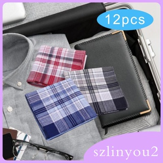 [szlinyou2] ผ้าขนหนู ทรงสี่เหลี่ยม 40 ซม. 12 ชิ้น สําหรับผู้ชาย ผู้หญิง