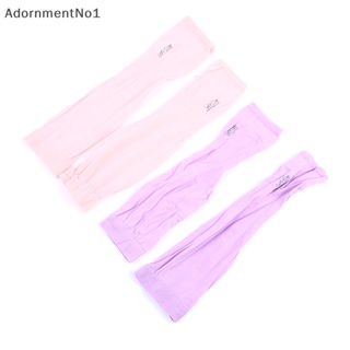 Adornmentno1 ปลอกแขน ผ้าเรยอน กันลื่น กันแดด ป้องกันรังสียูวี เหมาะกับฤดูร้อน สําหรับขี่จักรยานกลางแจ้ง