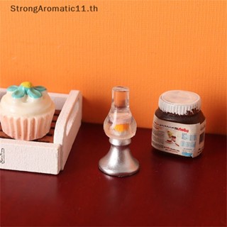 Strongaromatic โมเดลเชิงเทียนจิ๋ว 1:12 สําหรับตกแต่งบ้านตุ๊กตา 2 ชิ้น