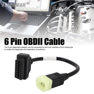 ALABAMAR 6 Pin OBD2 สายวินิจฉัย Stable Transmission ABS Anti Aging แบบพกพาสำหรับ Z900 Z900RS ZX10R ZX14R