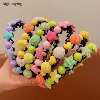 [highbuying] ที่คาดผม รูปหัวใจน่ารัก กันลื่น เครื่องประดับ สําหรับเด็ก พร้อมส่ง