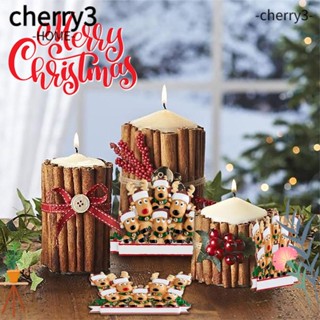 Cherry3 จี้กวางเรนเดียร์ สําหรับตกแต่งบ้าน 2 ชิ้น