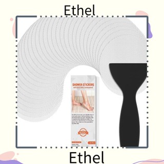 Ethel1 สติกเกอร์ใส ทรงกลม กันลื่น เรียบง่าย สะดวก สําหรับติดตกแต่งอ่างอาบน้ํา 40 ชิ้น