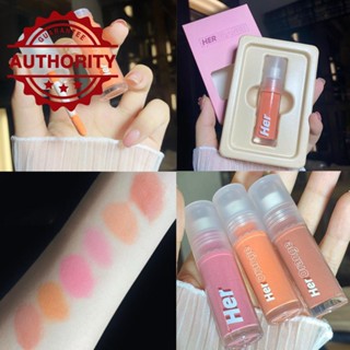 Herorange บลัชออน เนื้อลิขวิด โมโนโครม สีส้ม นู้ด O5N5
