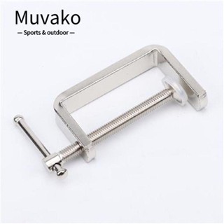 Muvako แคลมป์หนีบ C เหล็กสีเงิน|แคลมป์หนีบเชื่อม แบบเปิด สําหรับปรับปรุงบ้าน