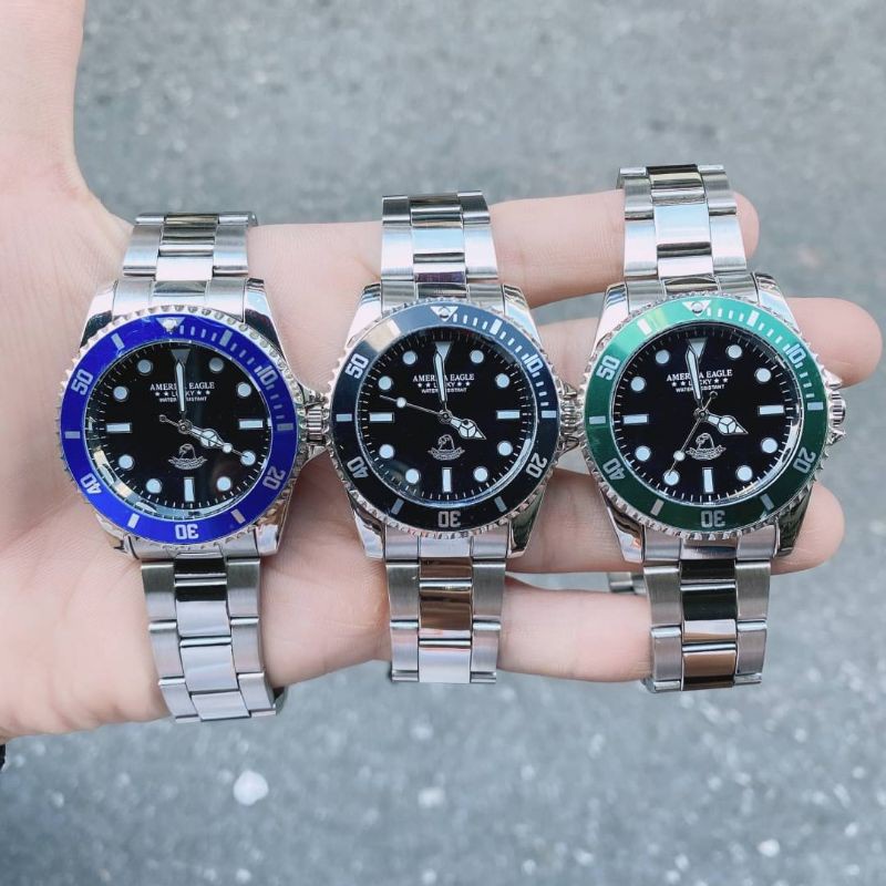 AMERICAN​ EAGLE​S​ นาฬิกาข้อมือ​ผู้ชาย​ แบรนด์แท้​ 💯%  ขนาด40มม​