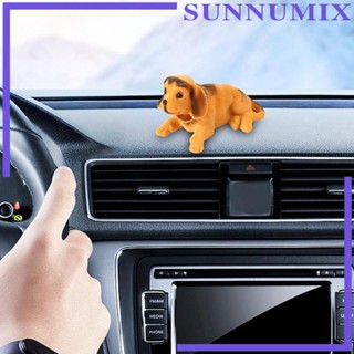 [Sunnimix] แดชบอร์ดรถยนต์ รูปสุนัขพยักหน้า อุปกรณ์เสริม สําหรับตกแต่งภายในรถยนต์ โต๊ะทํางาน บ้าน