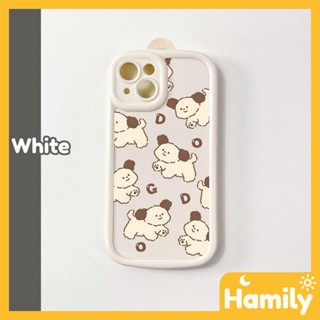 For iPhone 11 iPhone Case White TPU Dustproof Blister Shockproof Protection Camera Cartoon Cute Dog Alphabet Compatible with iPhone 14 13 Pro max 12 Pro Max xr xs max 7Plus 8Plus