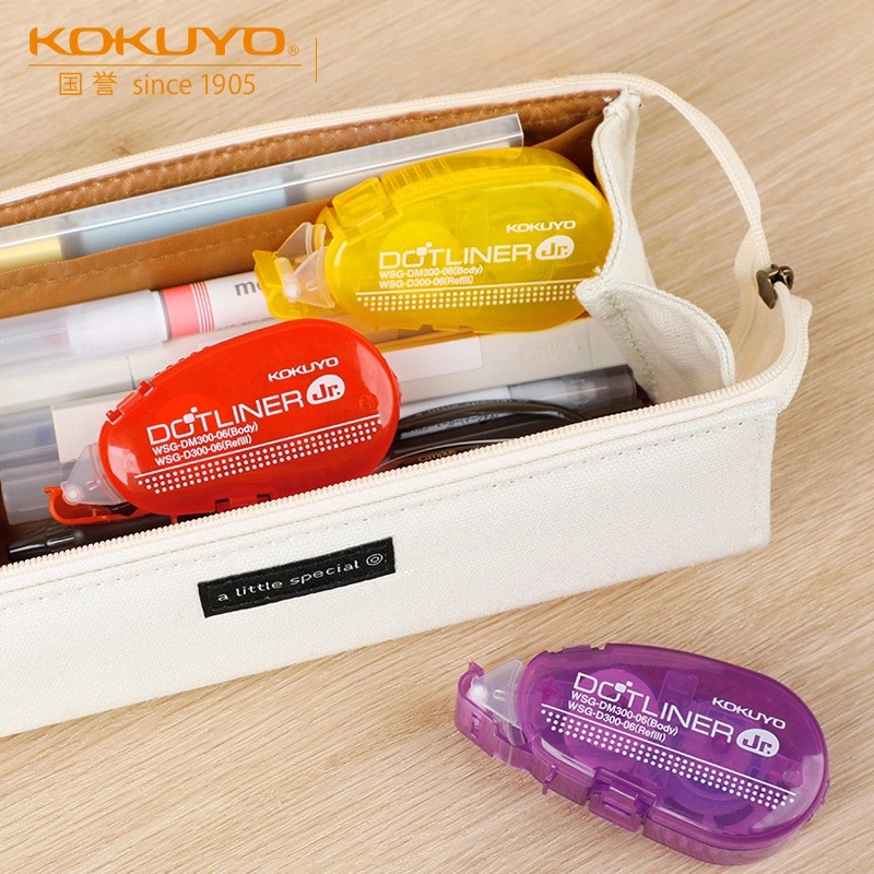 Kokuyo Dotliner เทปกาวสองหน้า แบบพกพา ใช้งานง่าย พกพาสะดวก ของแท้จากญี่ปุ่น