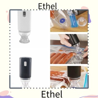 Ethel1 เครื่องดูดฝุ่น|เครื่องปั๊มอาหารสุญญากาศ โพลีโครเมียม ทรงสี่เหลี่ยมผืนผ้า ชาร์จ Usb ทนทาน สําหรับครัวเรือน