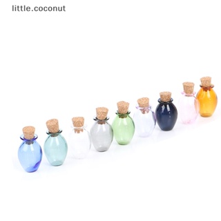 [little.coconut] ขวดโหลแก้วจิ๋ว 1:12 สําหรับตกแต่งบ้านตุ๊กตา 2 ชิ้น