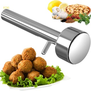 King ScoopBall Maker สเตนเลส ไม่เหนียวติด Baller ScoopTool Falafel Maker Tool