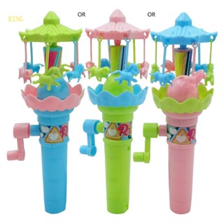 King Cool Merry-Go-Round ของเล่น พร้อมไฟ LED