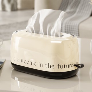 Spot# tissue box living room high-end light luxury paper box high-end feeling household Creative Spring Dining table napkin tea table storage 8jj