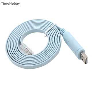 Timehebay สายเคเบิลคอนโซล USB เป็น RJ45 สําหรับ Cisco USB EN