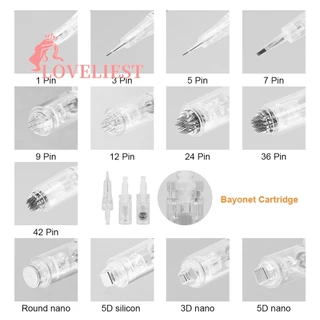 ทิ้ง Micro-needle 1/3/5/7/9/12/36/42 Nano Bayonet สกรูพอร์ตสําหรับ Mym/m5/m7/A10/E30/N2