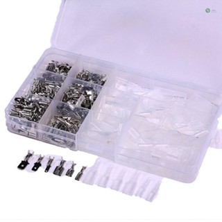 [พร้อมส่ง] ชุดขั้วต่อสายไฟ ตัวผู้ ตัวเมีย 270 ชิ้น