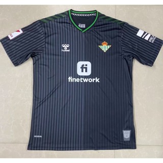 เสื้อกีฬาแขนสั้น ลายทีมชาติฟุตบอล Betis 2 Away Jersey S-XXL 23-24 ชุดเยือน สําหรับผู้ชาย